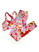 Lade das Bild in den Galerie-Viewer, Printed Sport BH und High Waist Leggings