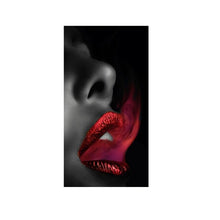 Lade das Bild in den Galerie-Viewer, Modern art oil painting woman sexy red lips spit red smoke on canvas poster and print wall decoration painting