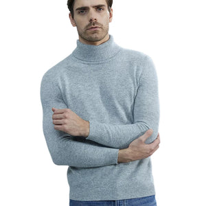 Pullover für Herren 100% Merinowolle Rollkragen