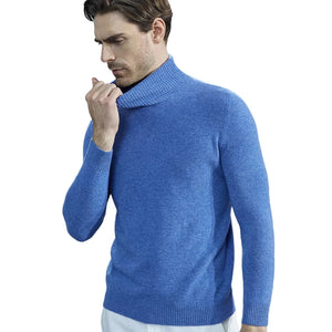 Pullover für Herren 100% Merinowolle Rollkragen