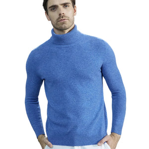 Pullover für Herren 100% Merinowolle Rollkragen