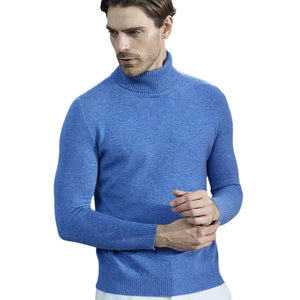 Pullover für Herren 100% Merinowolle Rollkragen