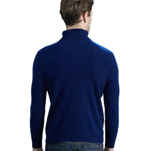 Pullover für Herren 100% Merinowolle Rollkragen