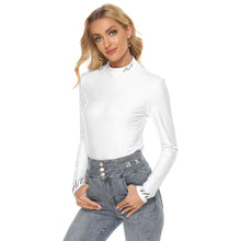 Load image into Gallery viewer, All Over Print Women&#39;s Stretchable Turtleneck Top
