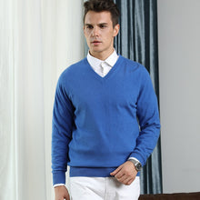 Lade das Bild in den Galerie-Viewer, Herren Cashmere Pullover V- Ausschnitt
