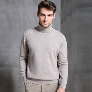 Herren Rollkragenpullover aus Wolle