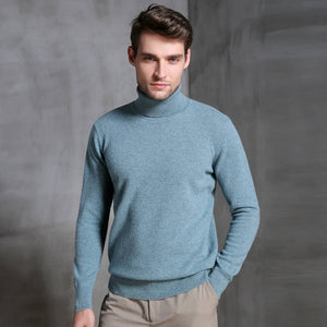 Herren Rollkragenpullover aus Wolle