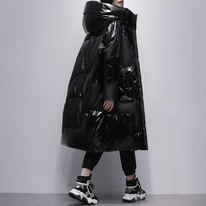 Glossy Daunen jacke