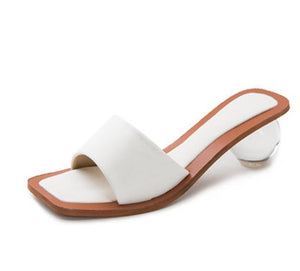 Square Toe Sandalette Zehentrenner