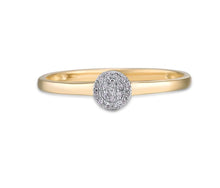 Lade das Bild in den Galerie-Viewer, Goldring 14K 585 Gelbgold mit Diamant
