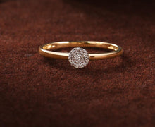 Lade das Bild in den Galerie-Viewer, Goldring 14K 585 Gelbgold mit Diamant
