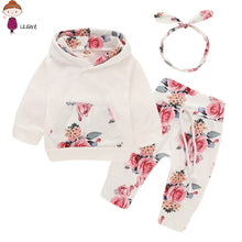 Load image into Gallery viewer, Baby Mädchen Hoody und Jogger
