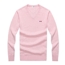 Lade das Bild in den Galerie-Viewer, Brand Sweater Herren Pullover V-Ausschnitt
