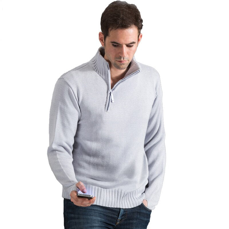 Pullover mit Zipper