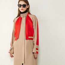 Load image into Gallery viewer, Patchwork Trench Coat
