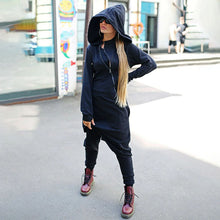 Lade das Bild in den Galerie-Viewer, Streetwear Jumpsuit mit Kapuze
